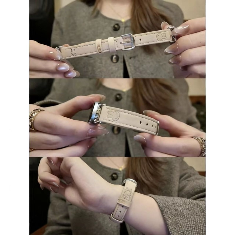 Kawaii Miffy Suede Thin Wrist  - Suede Strap Watch 评论和价格