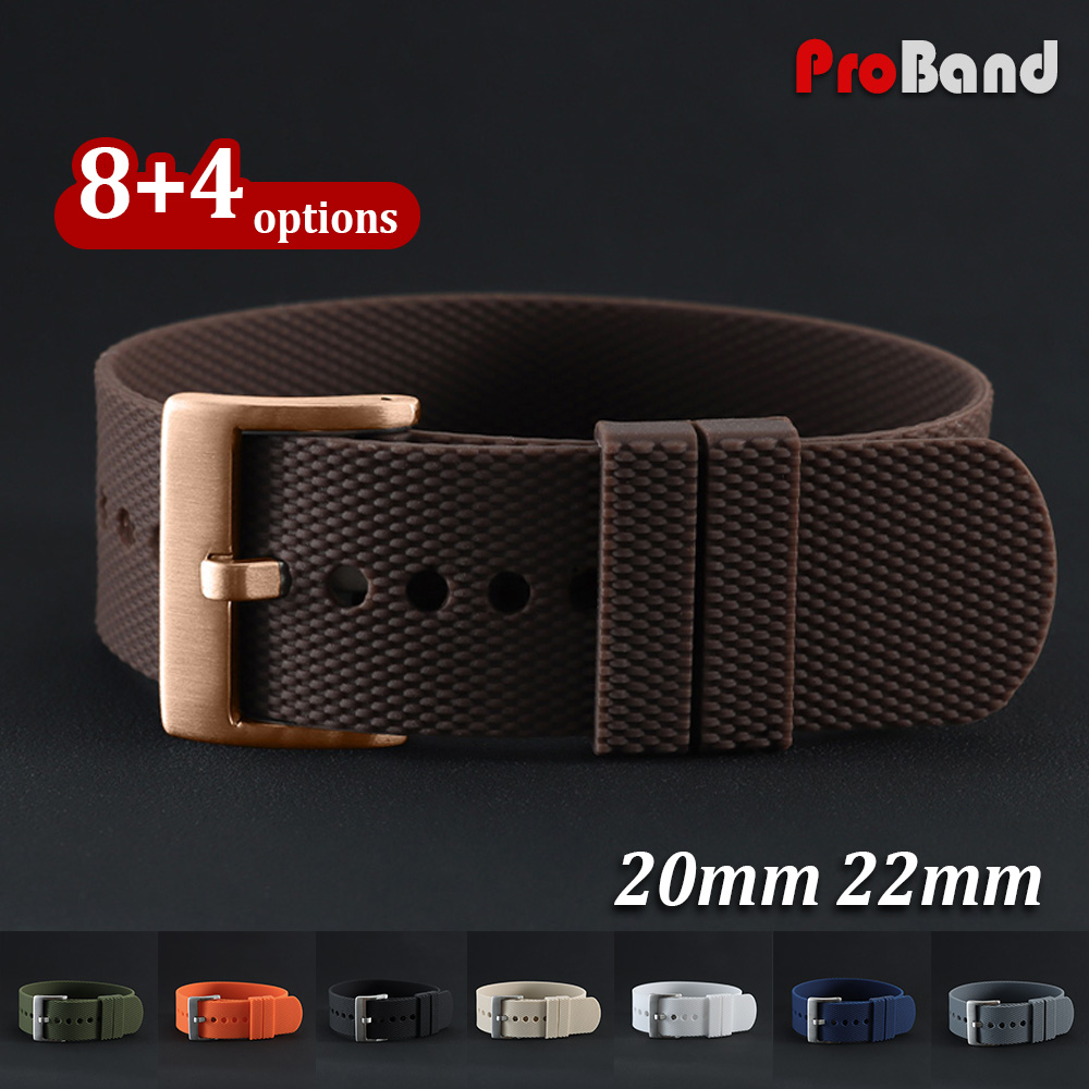 Sports One Piece Silicone Watc - Nato Strap Nylon 评论和价格