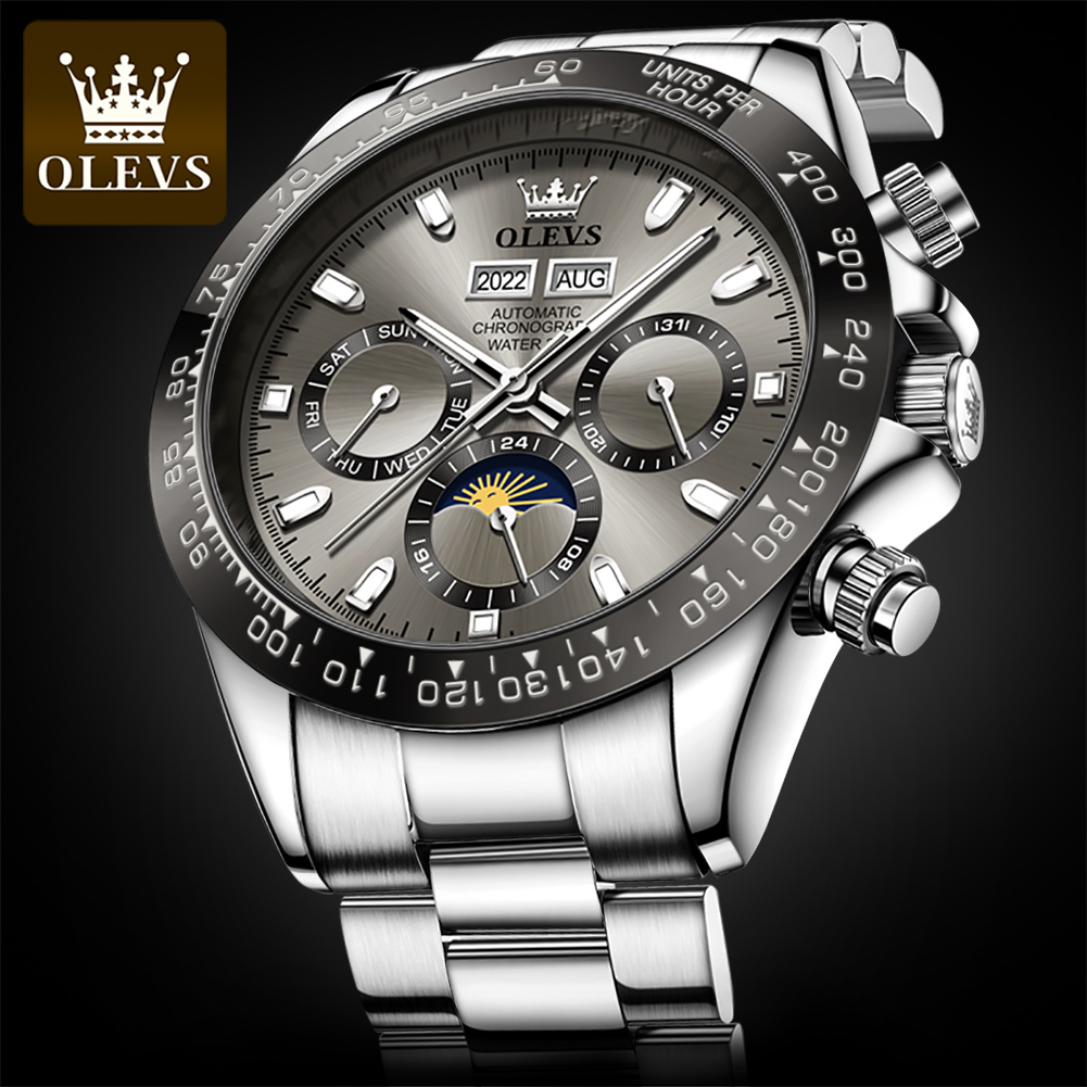 OLEVS 6654 Luxury Mens Watch C - Seiko Watch Presage 评论和价格