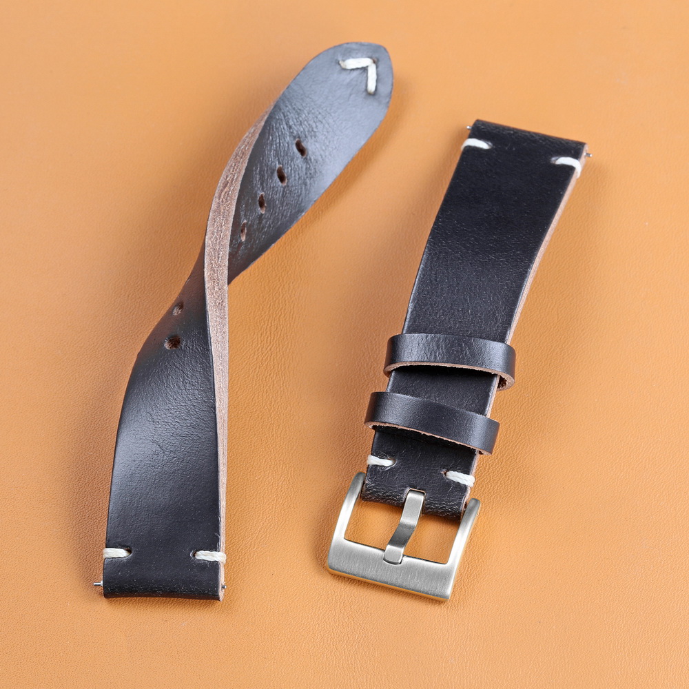 Hemsut Leather Watch Bands Qui - Suede Strap Watch 评论和价格