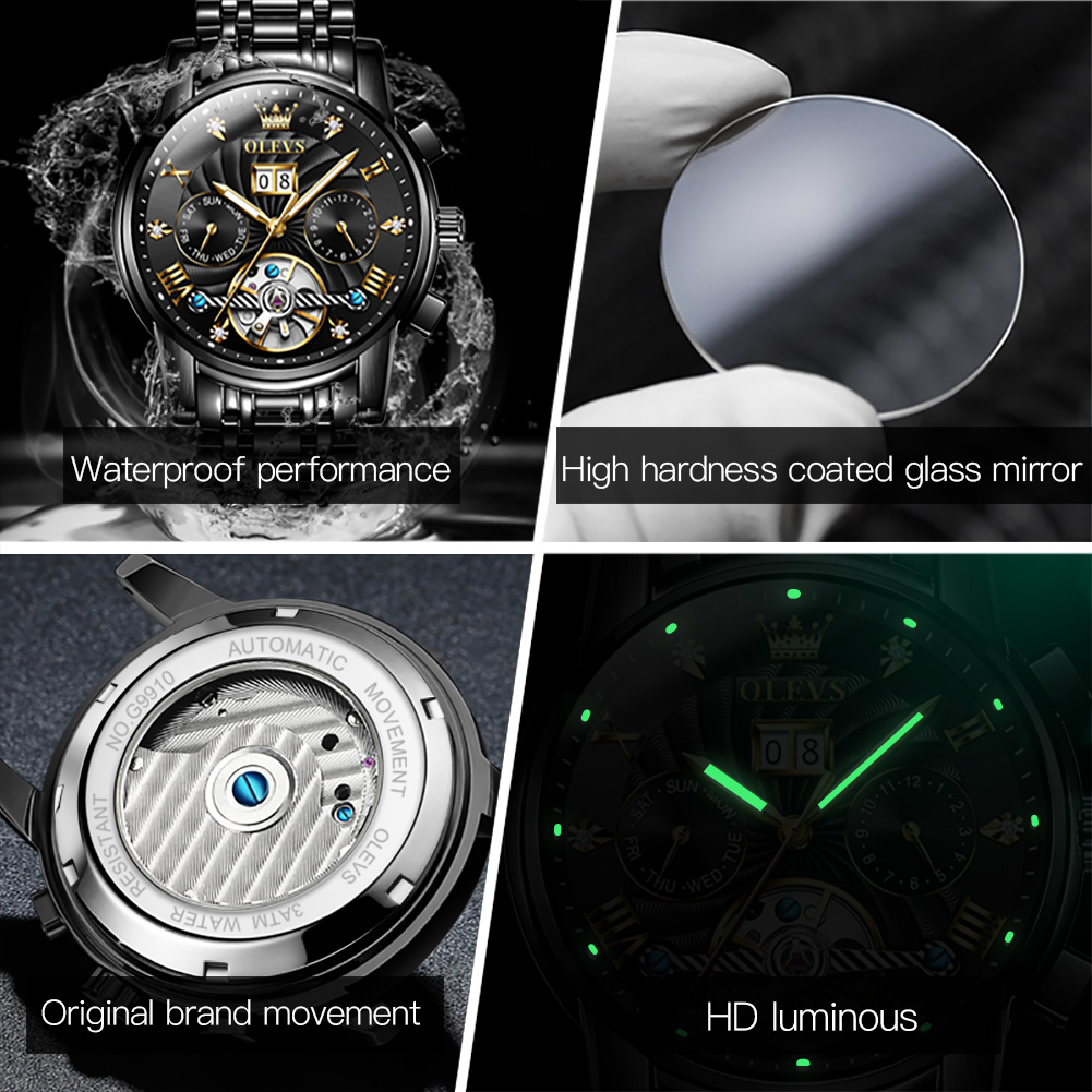 OLEVS Classic Men's Watches To - Omega Watch Constellation 评论和价格